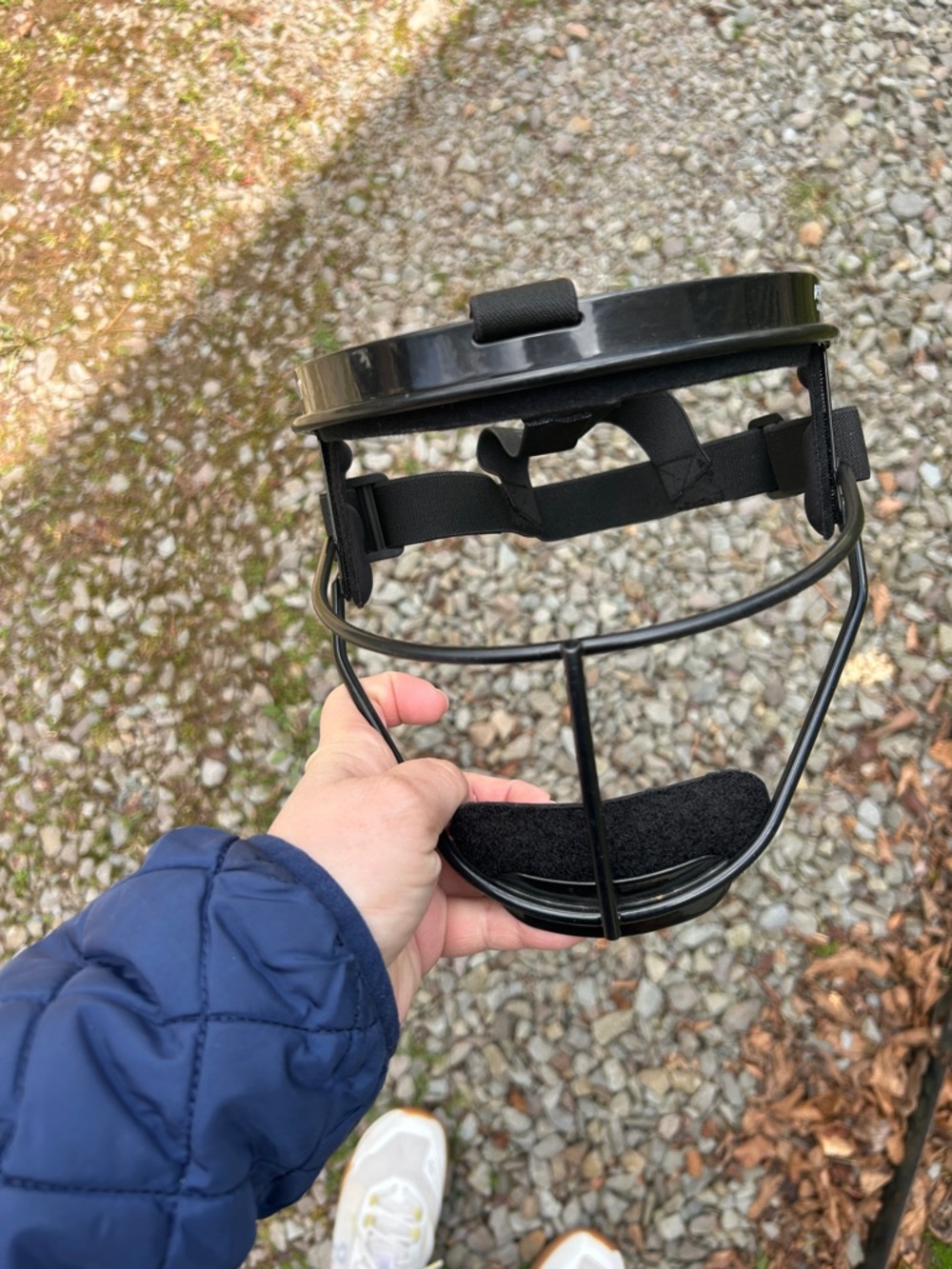 Defense Pro Adult Softball Face Mask - Black - Picture 2 of 4